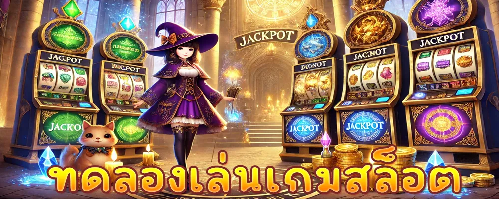 ทดลองเล่นเกมสล็อต