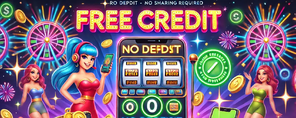 เครดิตฟรีไม่ต้องฝากไม่ต้องแชร์